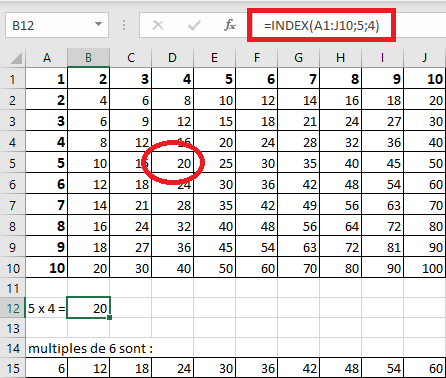 Cours Excel 2016 Fonctions EQUIV Et INDEX