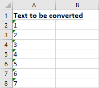 Excel 2016 Converting Text to Number