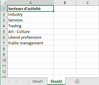 Excel 2016 Example Data Validation