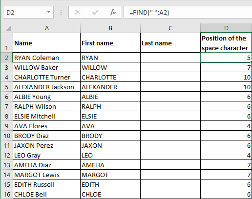 Excel 2016 Course - Exercise - Text Functions