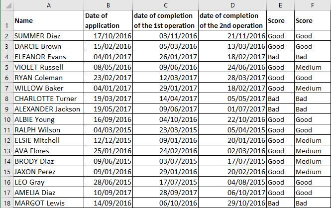 Excel 2016 Exercise logical functions