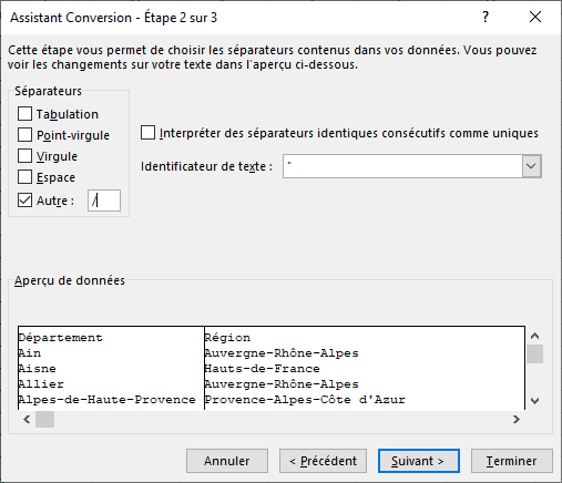 Excel 2016 Assistant Conversion
