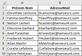 Excel 2016 Exemple extraction de texte d'une cellule